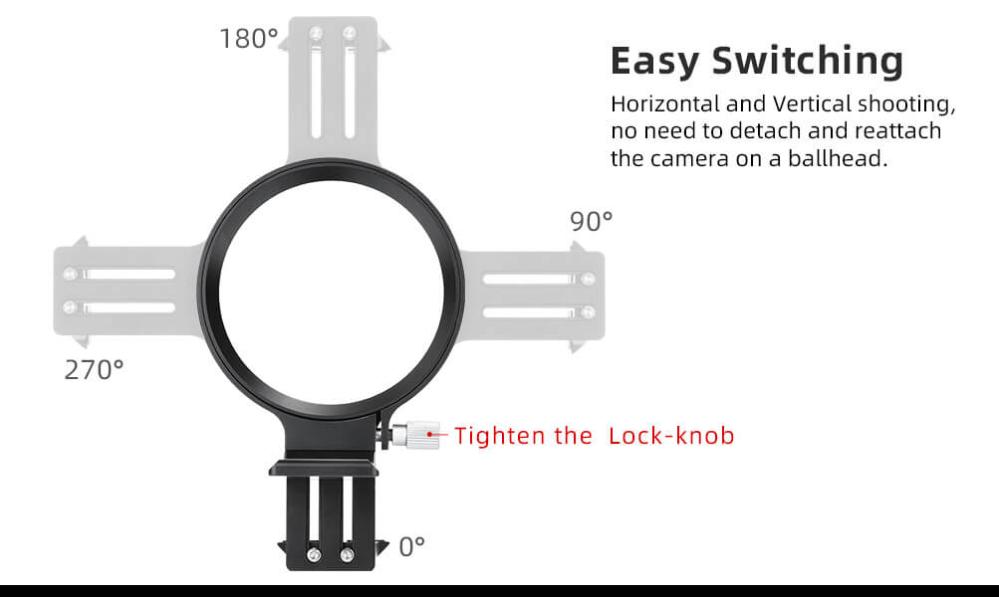 Sunwayfoto Objektivkrage för Nikon Z9 Arca Swiss platta