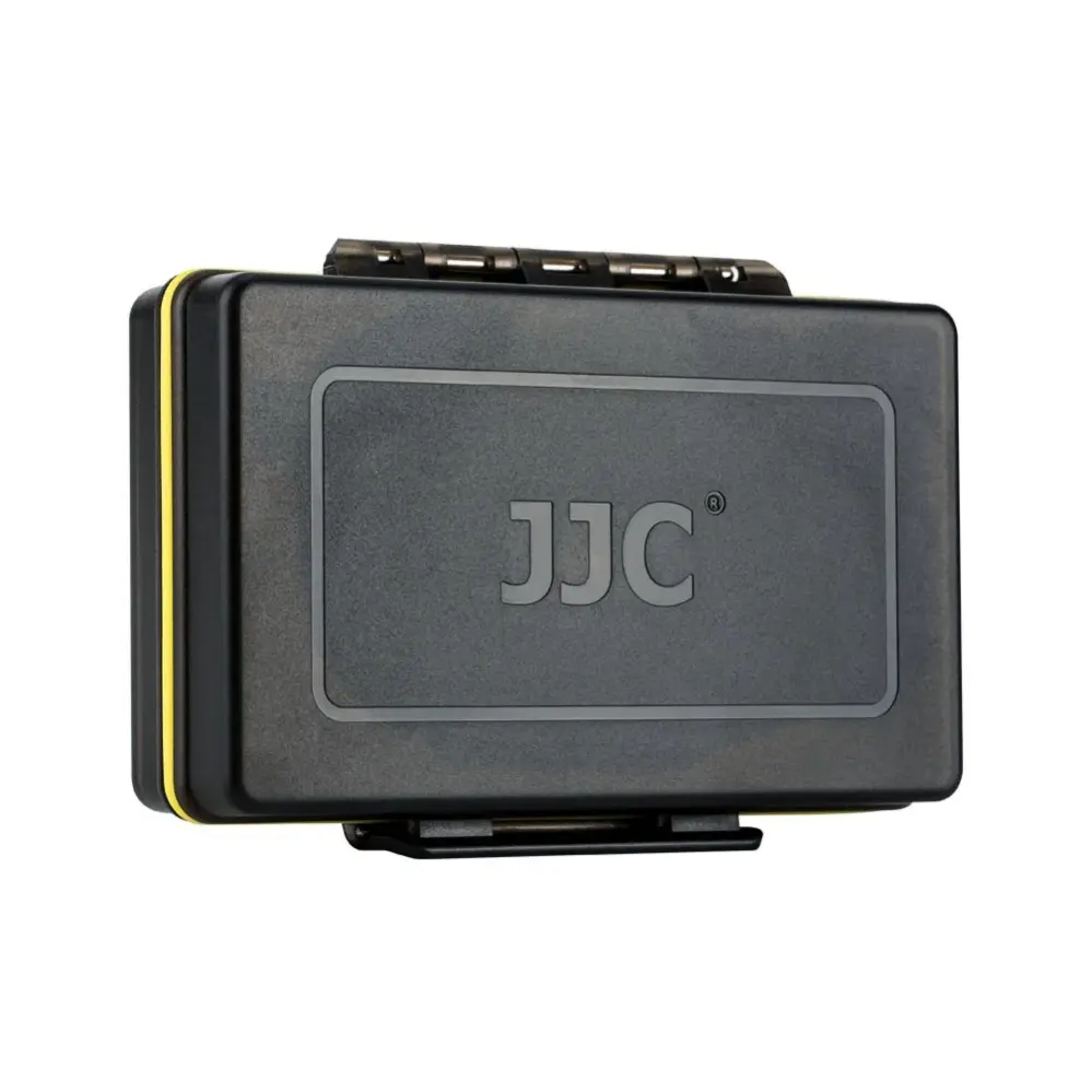 JJC Batteri- & minneskortsfodral – 2 batterier, 6 MicroSD & 1 AirTag