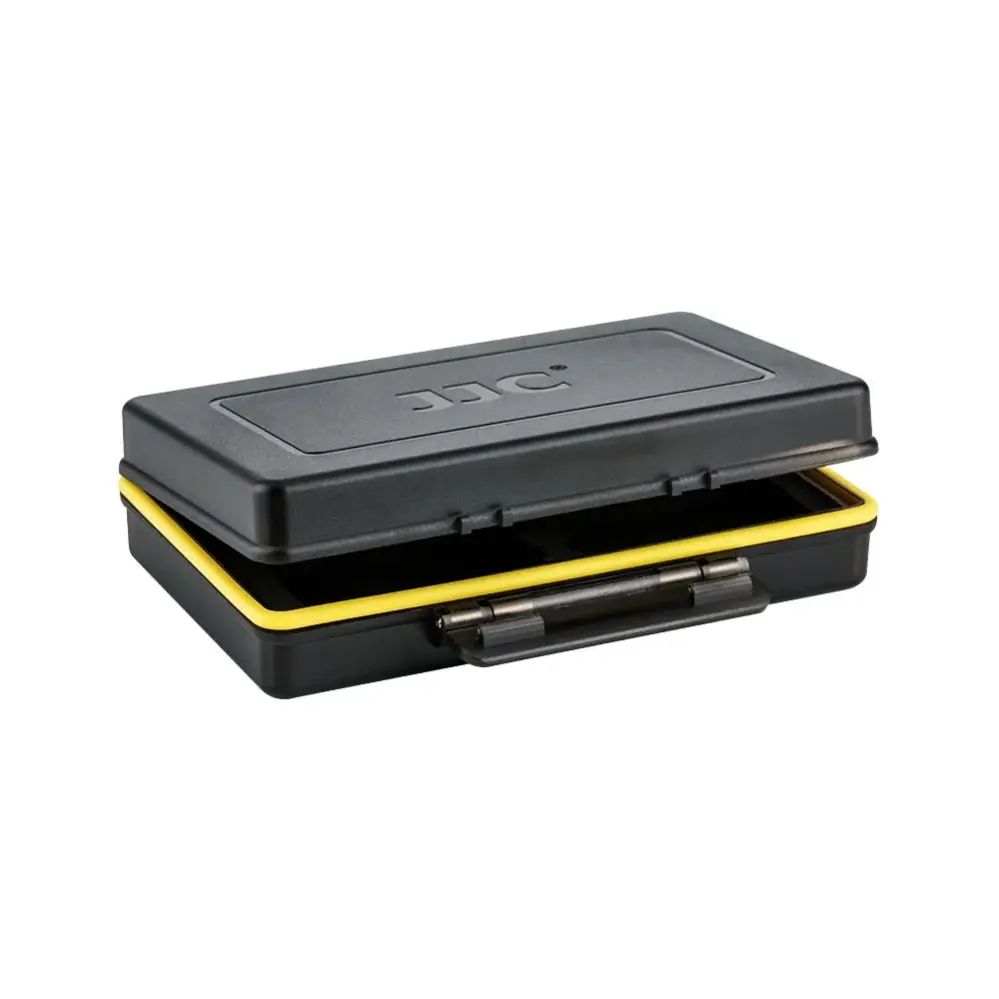 JJC Batteri- & minneskortsfodral – 2 batterier, 6 MicroSD & 1 AirTag