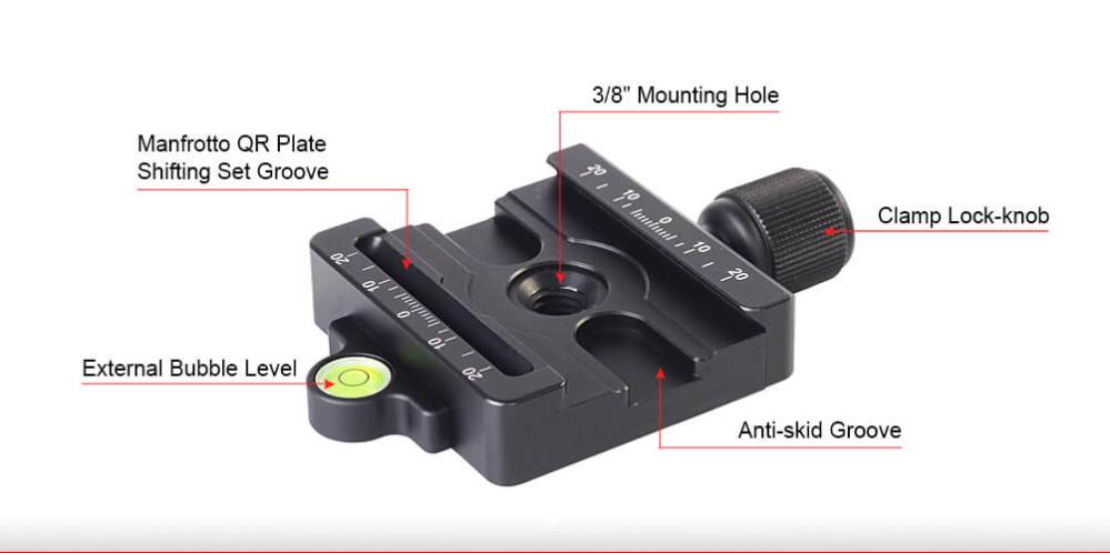 Sunwayfoto FB-52 Kulled & Mac-14 fäste