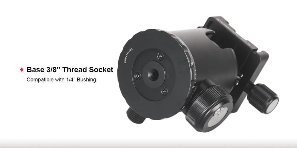 Sunwayfoto FB-52 Kulled & Mac-14 fäste