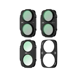 JJC F-M4P magnetisk filters&aelig;t til DJI Osmo Pocket 4P &ndash; CPL, ND2&ndash;32 & Black Mist