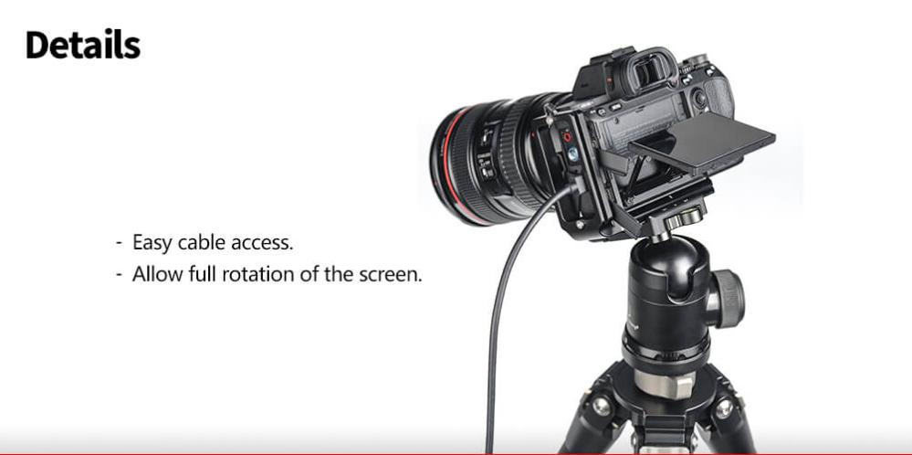 Sunwayfoto L-Bracket för Sony A7RIII och Sony A9