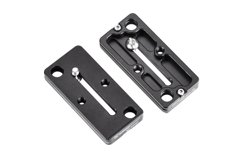 Sunwayfoto SP-80QD kameraplatta för teleobjektiv med QD-hål