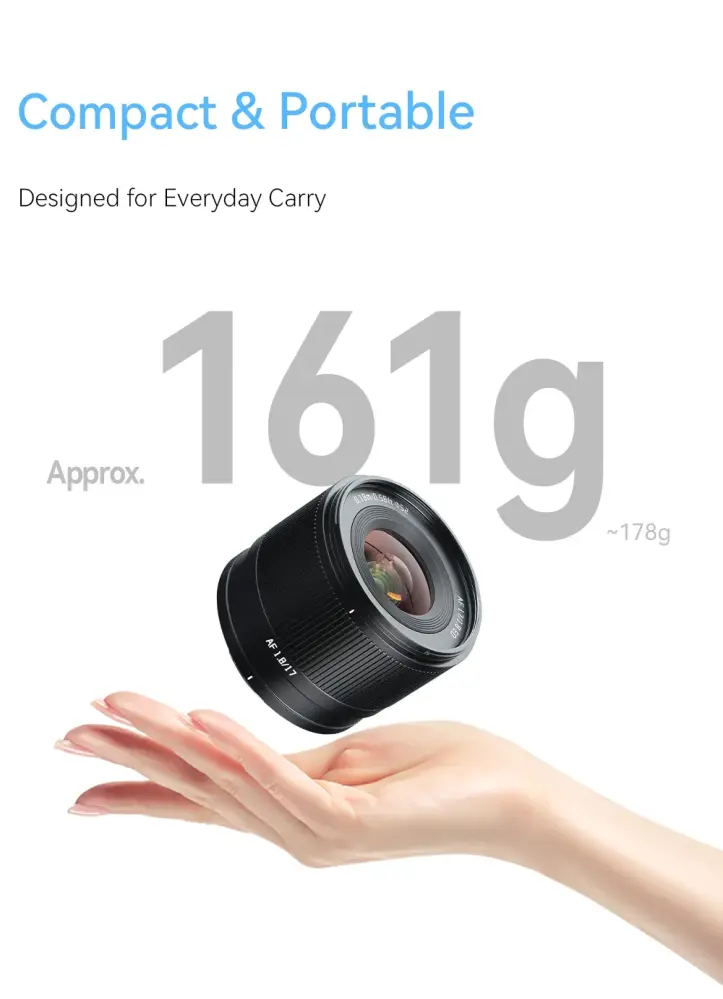 TTArtisan AF 17mm f/1.8 Air til Sony E (APS-C)
