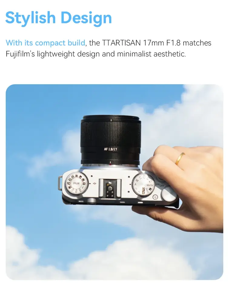 TTArtisan AF 17mm f/1.8 Air til Sony E (APS-C)