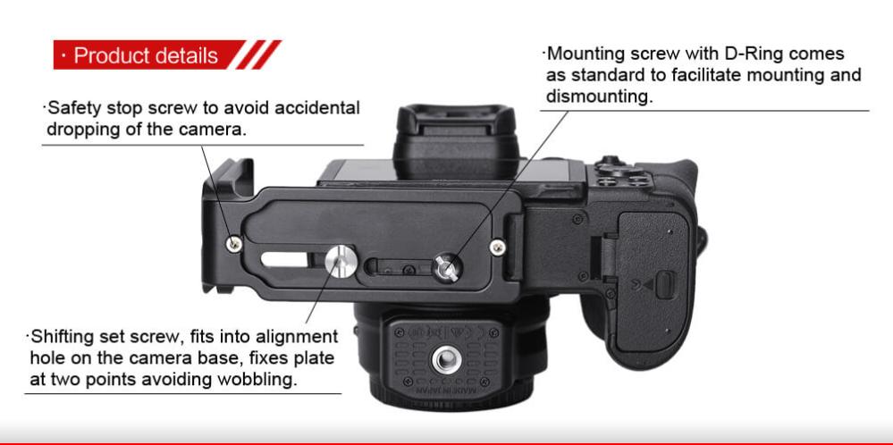 Sunwayfoto L-Bracket för Nikon Z6/Z7
