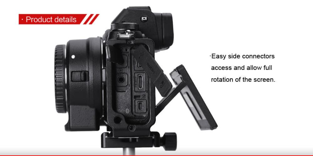 Sunwayfoto L-Bracket för Nikon Z6/Z7