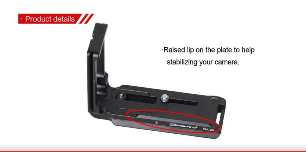 Sunwayfoto L-Bracket för Nikon Z6/Z7