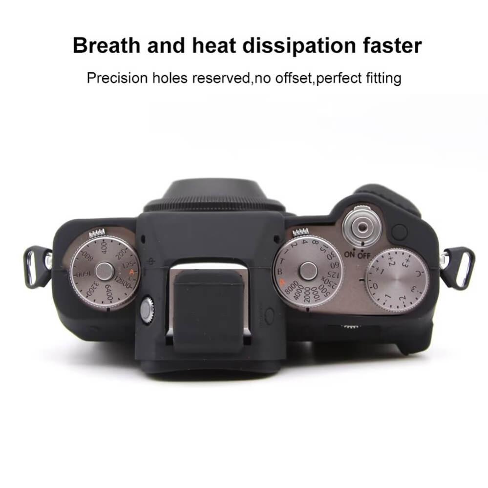 Mjukt skyddsfodral för Fujifilm X-T5 av silikon