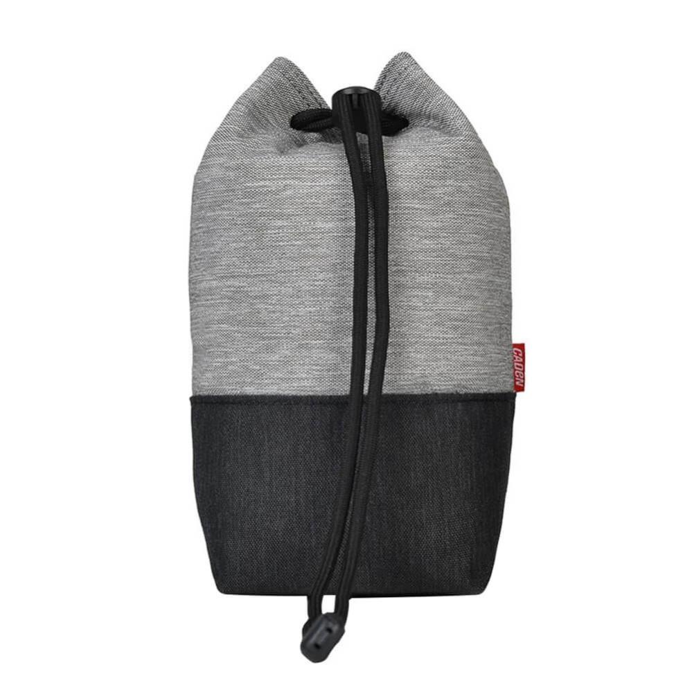 Caden Objektivfodral grå svart i polyester