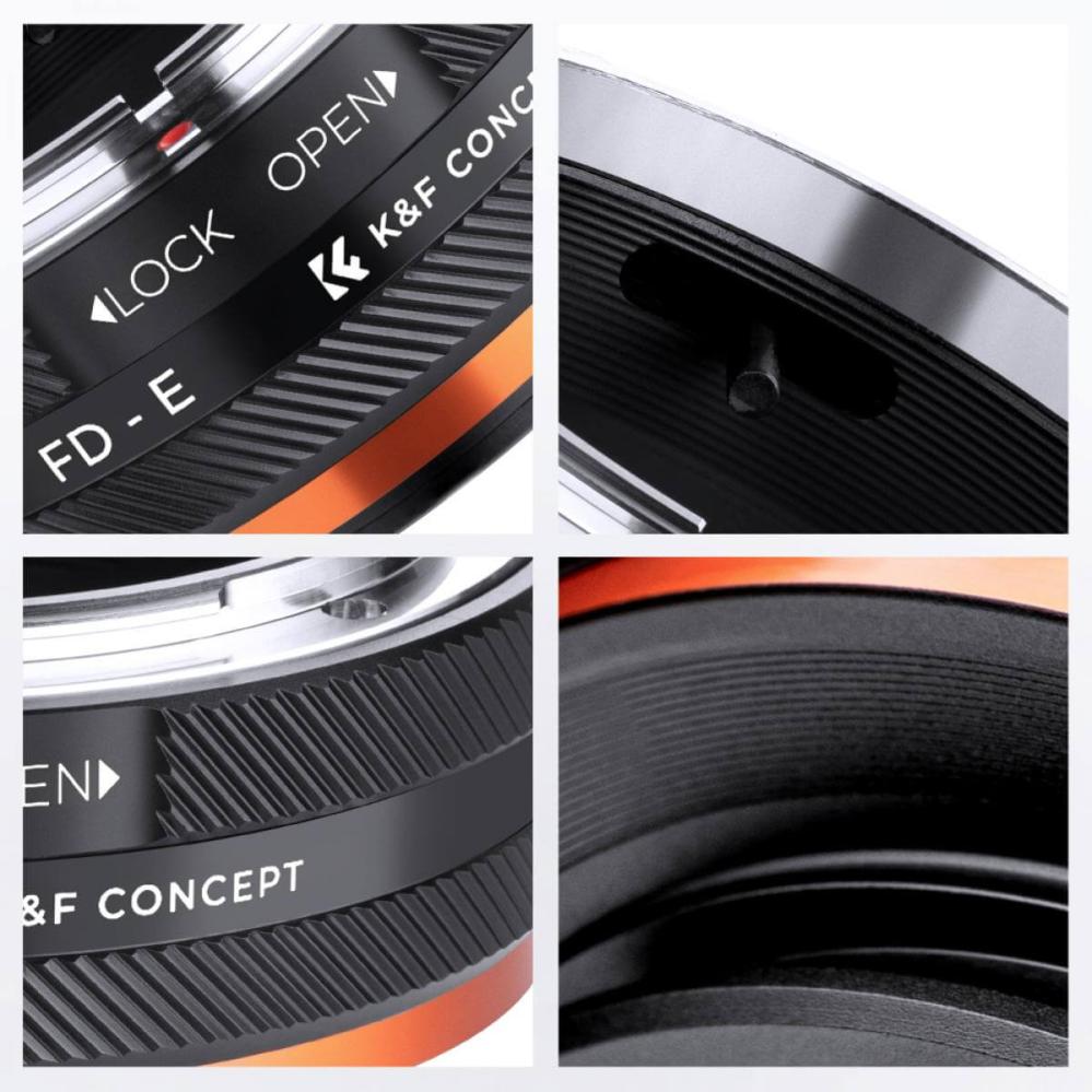 K&F Concept Objektivadapter IV Pro till Canon FD objektiv för Sony E