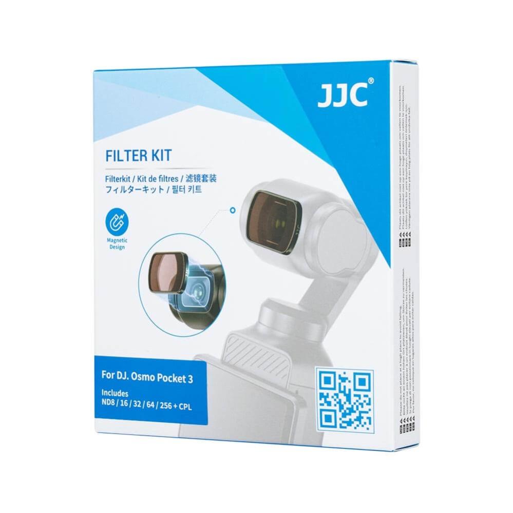 JJC filterpakke ND8 ND16 ND32 ND64 ND256 CPL til DJI Osmo Pocket 3