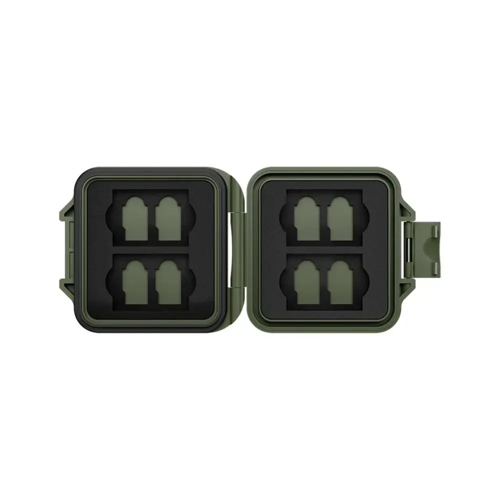 JJC MCR-ST12 hukommelseskortetui til 4 SD & 8 microSD