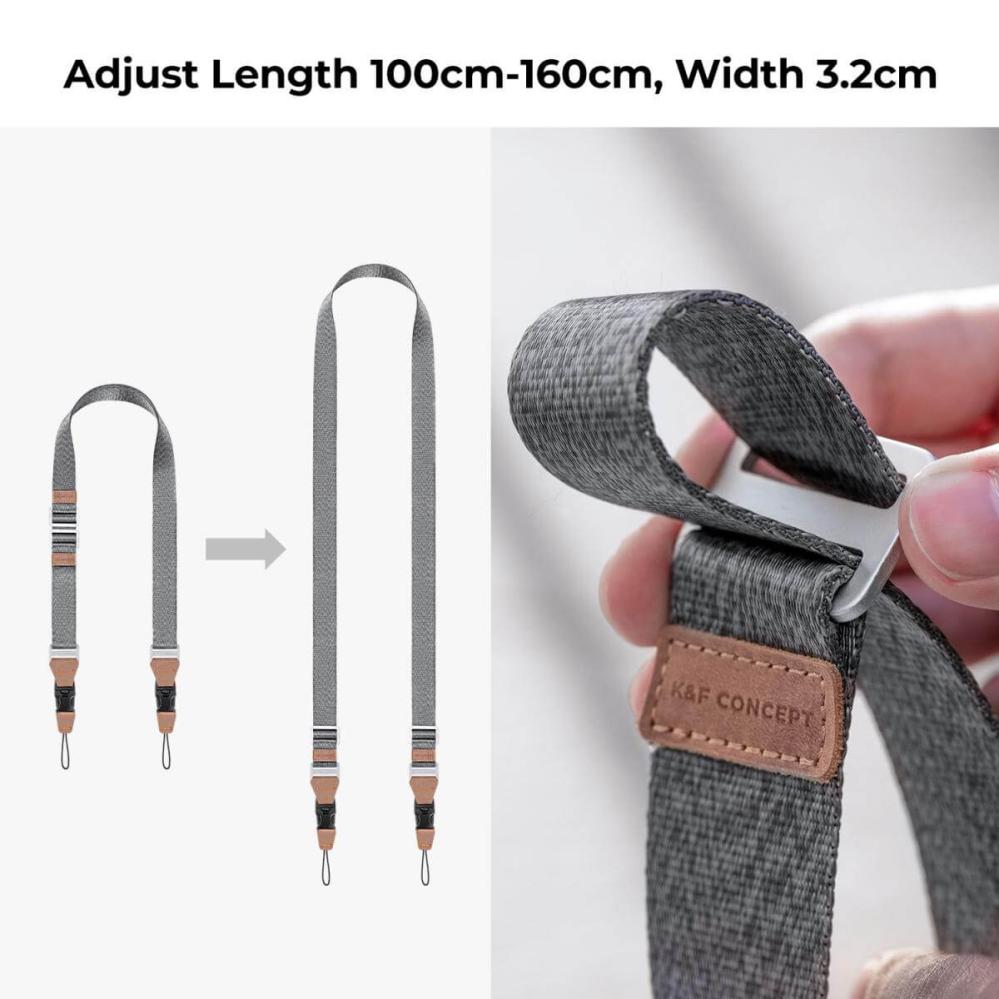 K&F Concept Kamerarem med snabbkoppling