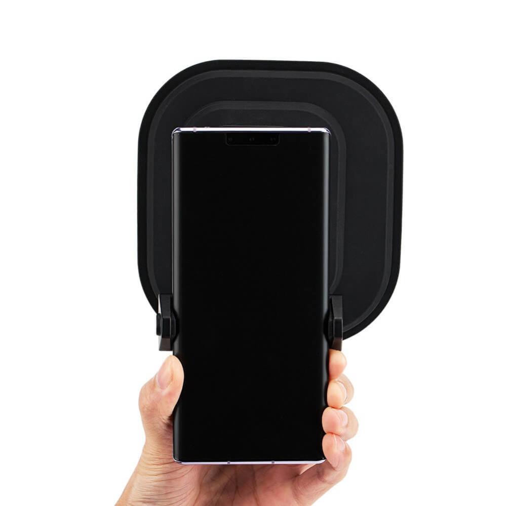 JJC Motljusskydd för mobil 55-95mm med kameran centralt placerad