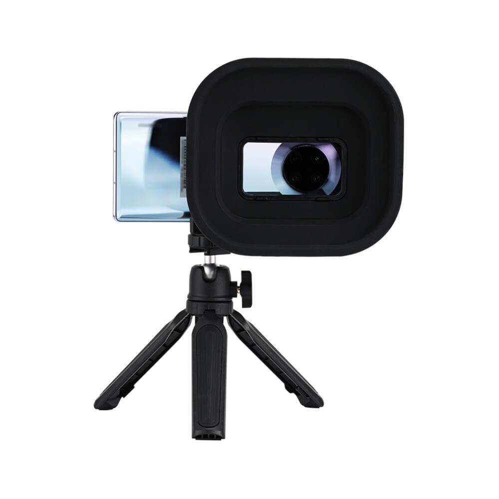 JJC Motljusskydd för mobil 55-95mm med kameran centralt placerad