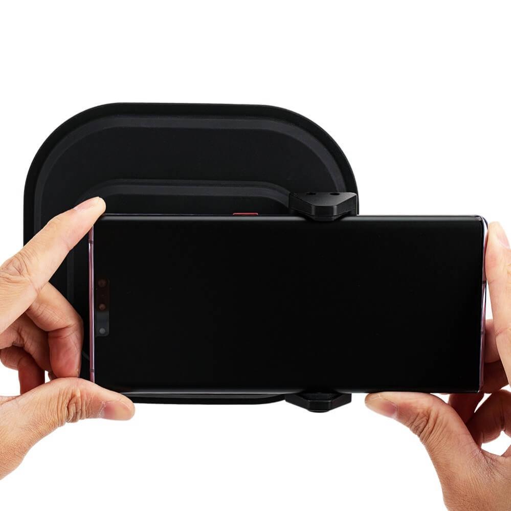 JJC Motljusskydd för mobil 55-95mm med kameran centralt placerad