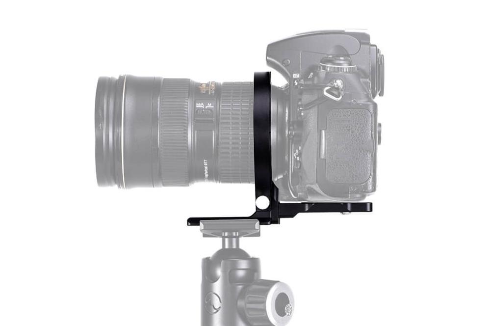 Sunwayfoto Objektivkrage/stöd med Arca Swiss platta