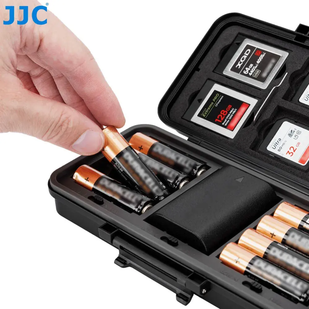JJC JBC-K3 Batteri- & Minneskortsfodral – Multifunktionellt och robust