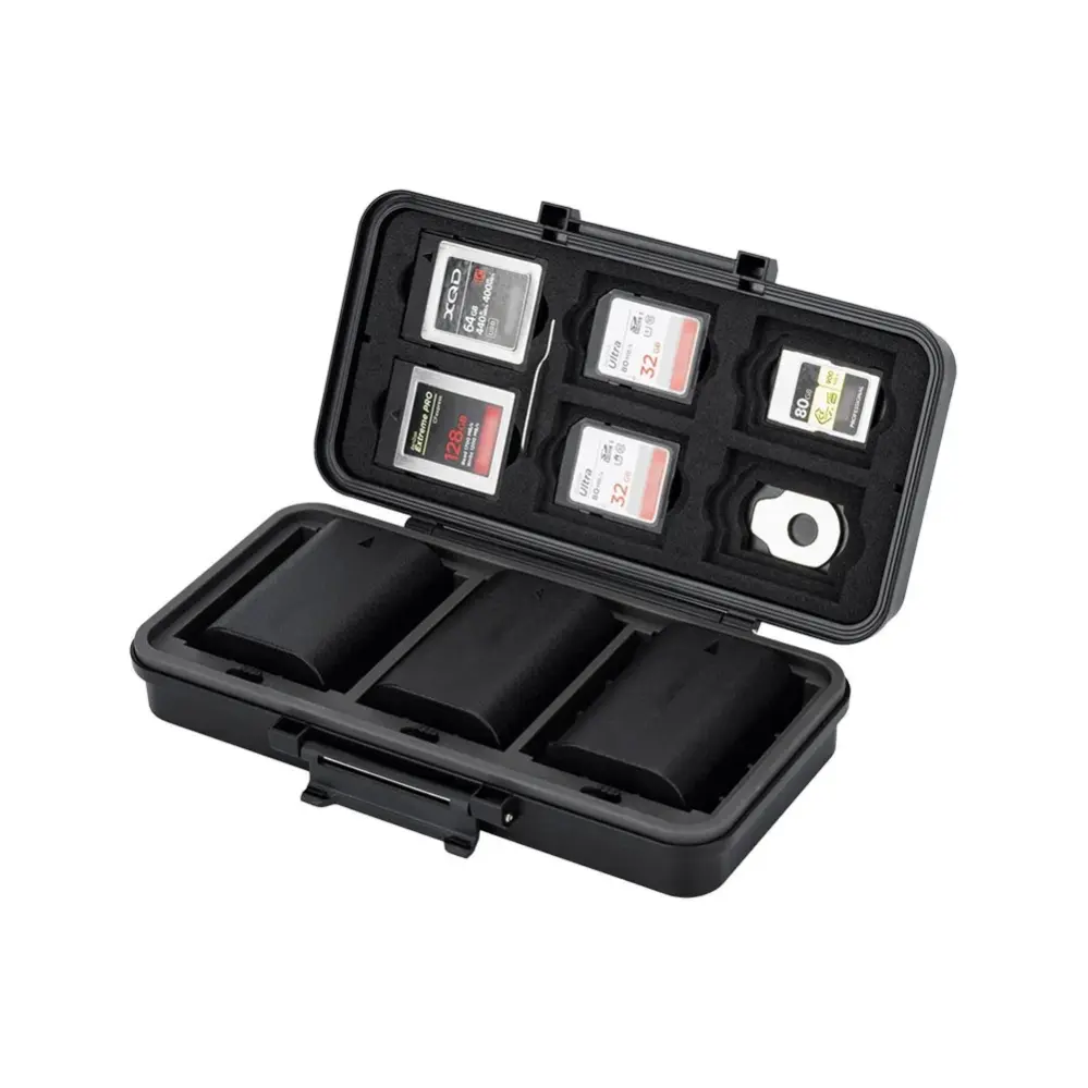 JJC JBC-K3 Batteri- & Minneskortsfodral – Multifunktionellt och robust