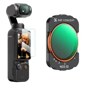 K&F Concept Variabelt ND2-32-filter til DJI Osmo Pocket 3