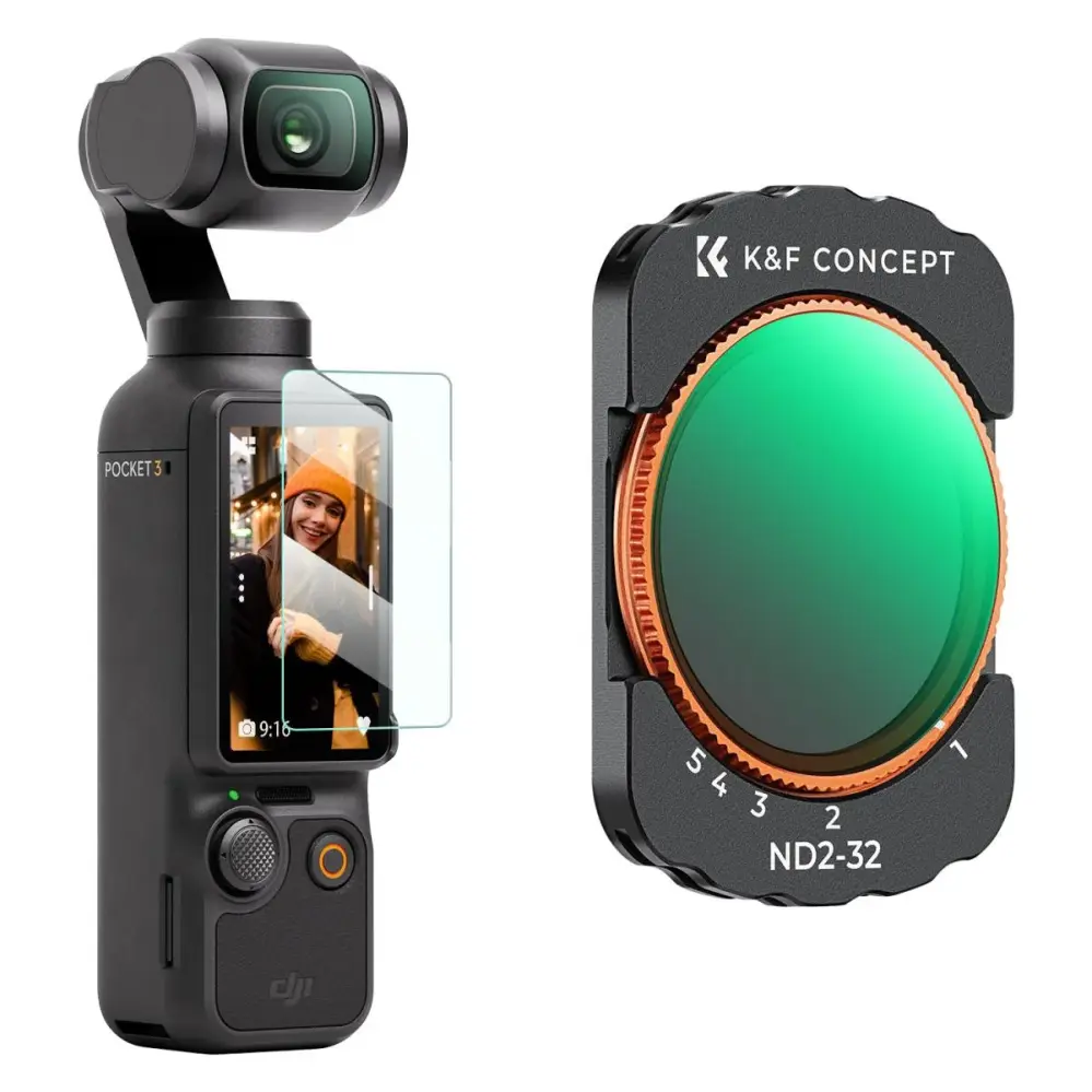 K&F Concept Variabelt ND2-32-filter til DJI Osmo Pocket 3