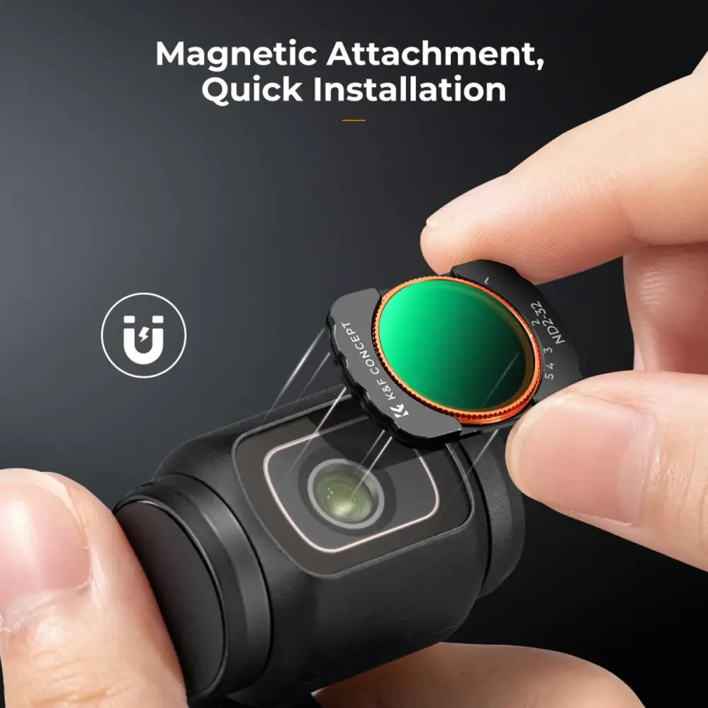 K&F Concept Variabelt ND2-32-filter til DJI Osmo Pocket 3