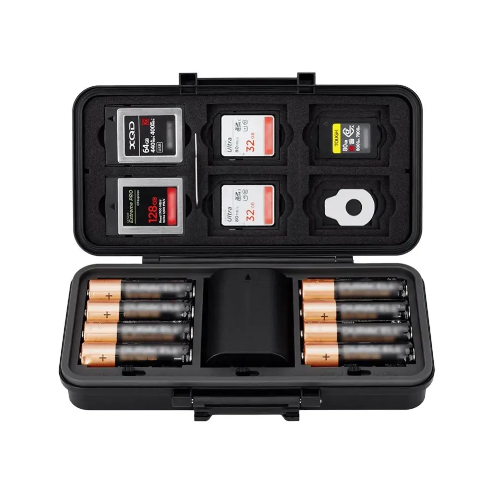 JJC JBC-K3 Batteri- & Minneskortsfodral – Multifunktionellt och robust