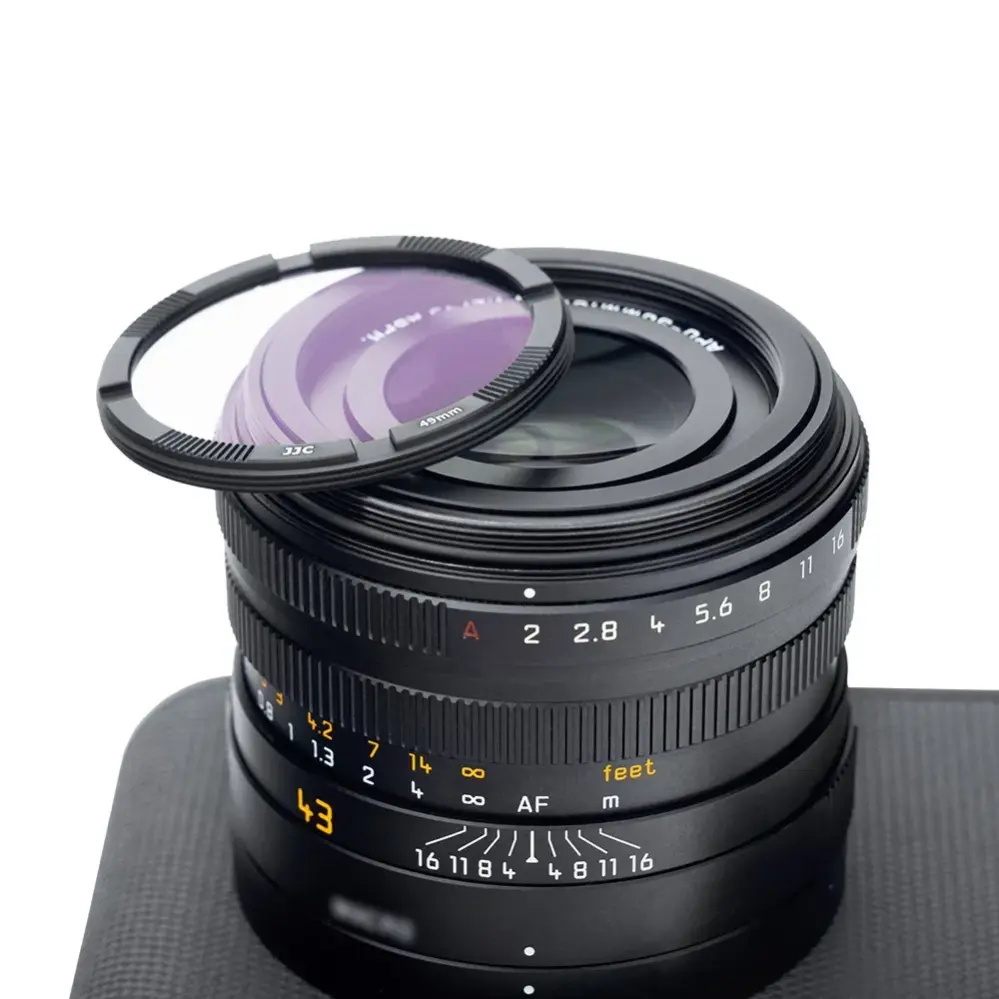 JJC UV-filter Ultra Slim til Leica Q3 43, Q3 og Q2