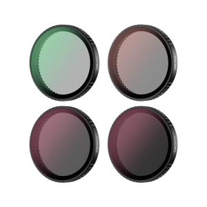 JJC F-DANK4 filterkit til Osmo Action 5 Pro / 4 / 3 &ndash; ND8, ND16, ND32 & CPL