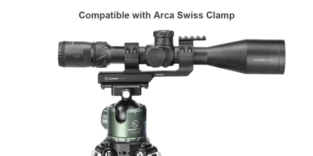 Sunwayfoto Kikarefäste 30mm för Picatiny & Arca