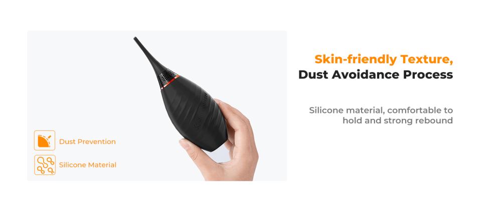 K&F Concept Dammblåsare för optik med extra lång munstycke