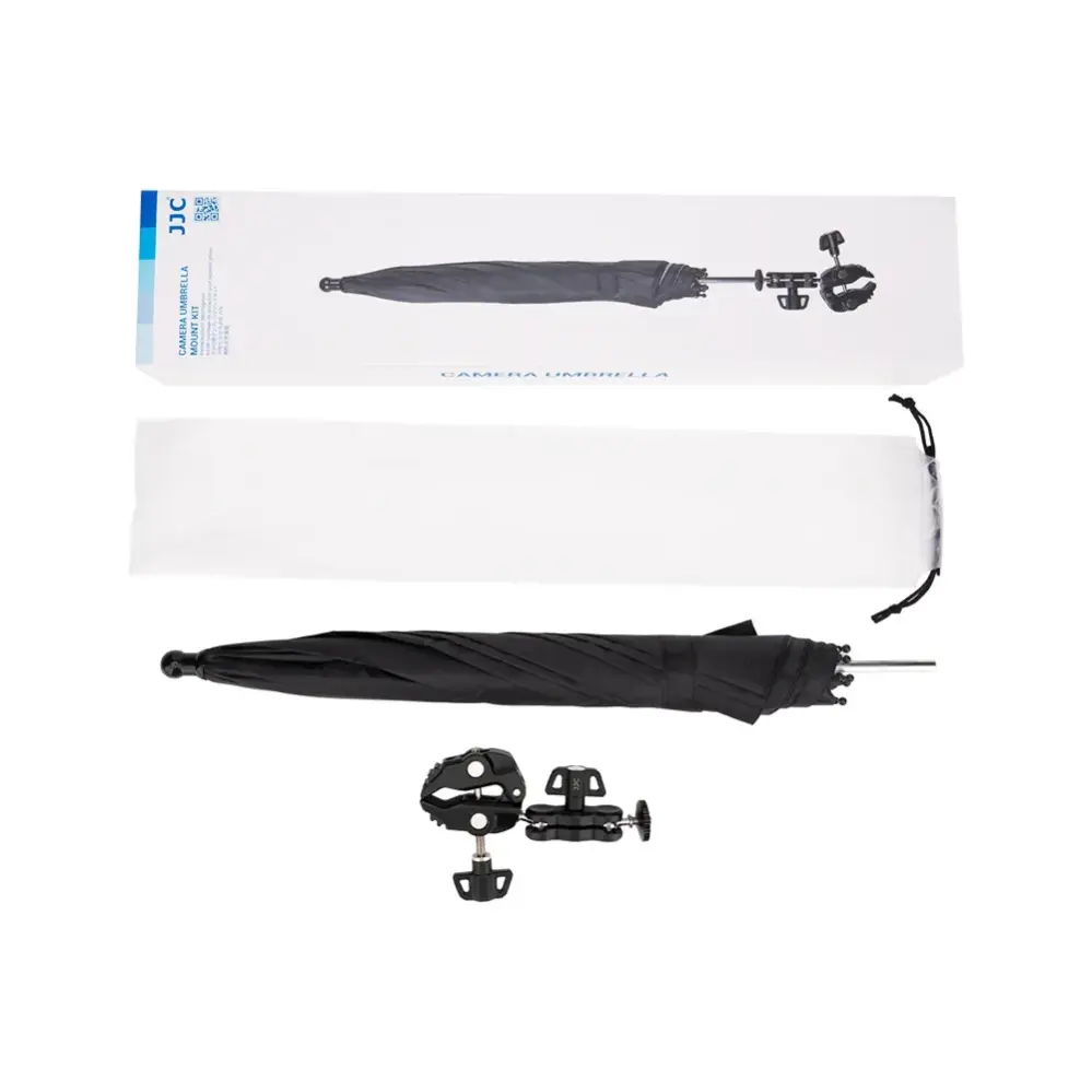 JJC CU-XLM3 kameraparaply med klemmefæste – Beskyttelse