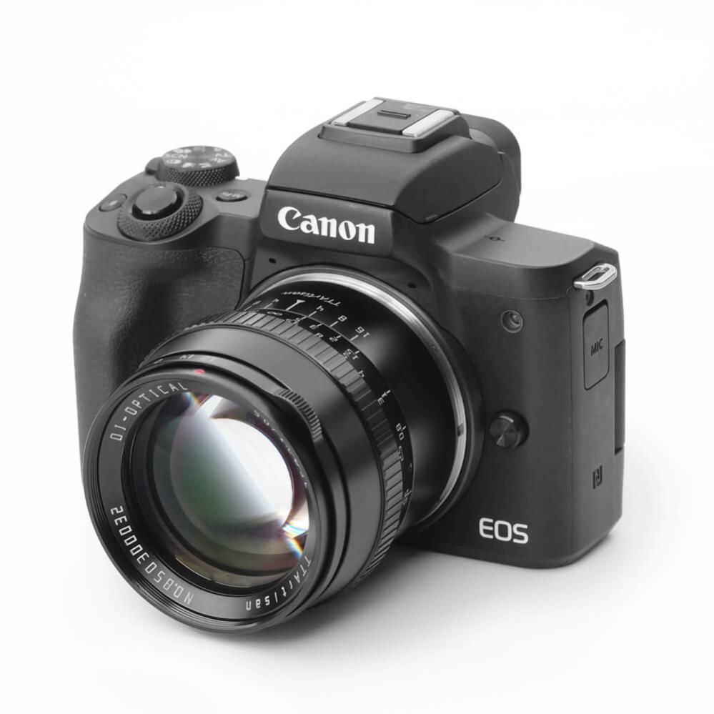 TTArtisan 50mm f/1.2 Objektiv APS-C för Canon EOS M