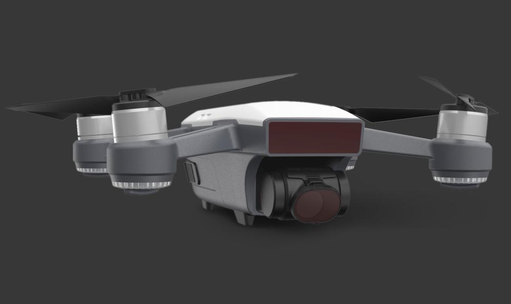 PGYTECH MRC-filter (5-i-1) kit til DJI Spark: ND4, ND8, ND16, CPL & UV