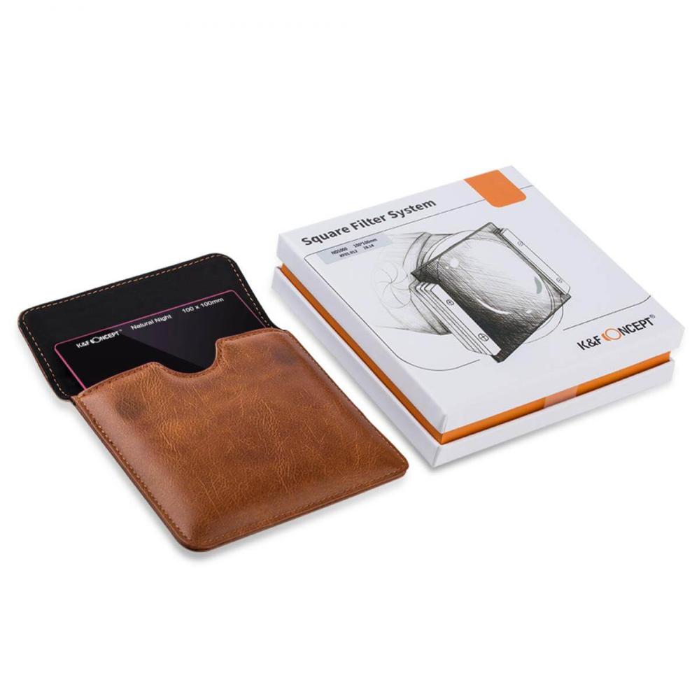 K&F Concept Clear-Night-filter med nano-coating i optisk glas, 100 mm system