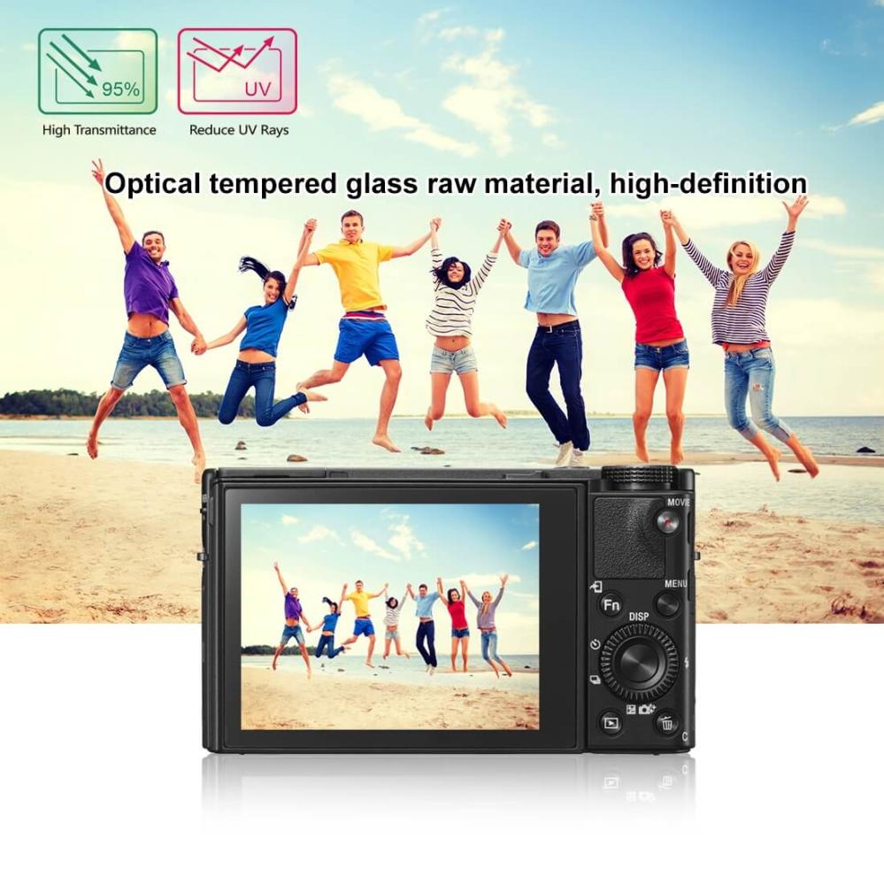 Puluz Skärmskydd härdat glas 9H för Sony A9 III ILCE9M3