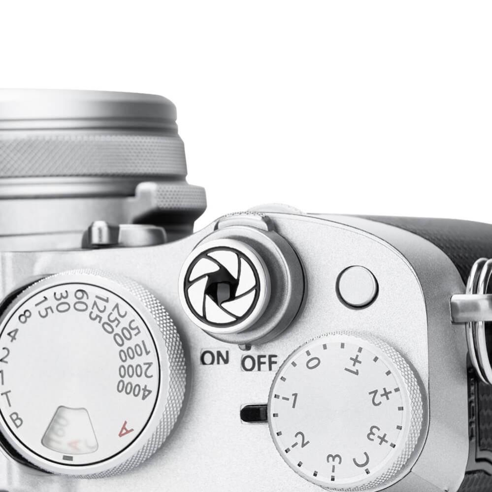 JJC SRB-F11 Avtryckarknapp - Silver med bländarsymbol