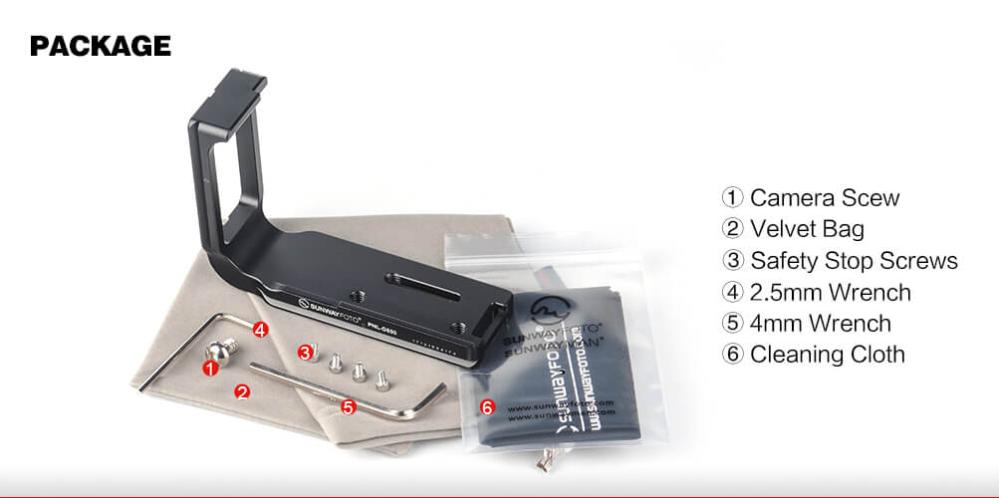 Sunwayfoto L-Bracket för Nikon D850