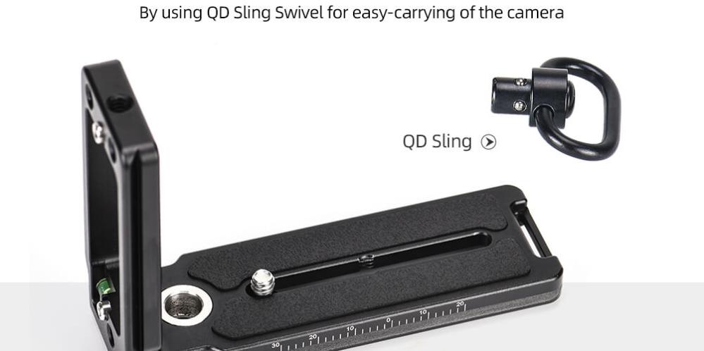 Sunwayfoto L-Bracket Universal med QD-uttag