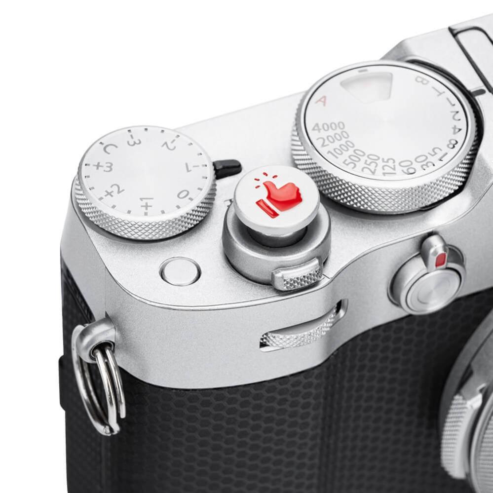 JJC SRB-F11 Avtryckarknapp - Silver med tummen upp