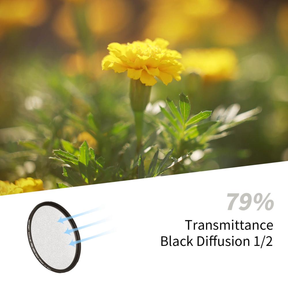 K&F Concept Black Mist 1/2 Filter Nano-X