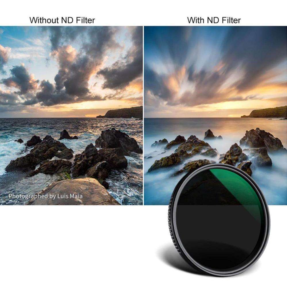 K&F Concept justerbart ND-filter ND8–ND2000