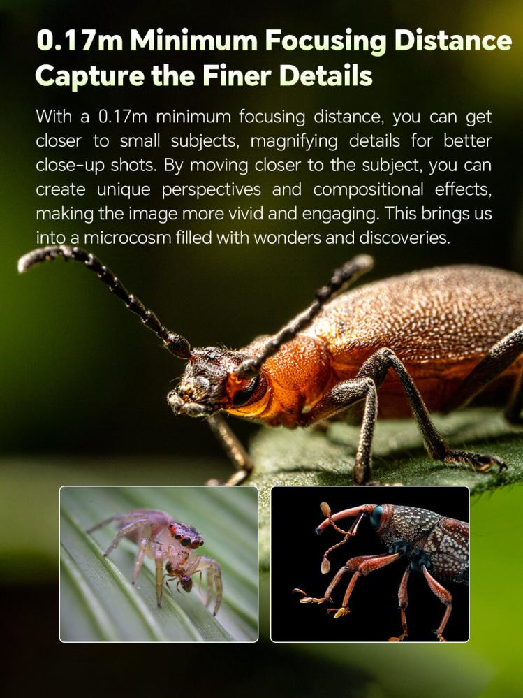 7Artisans 60mm f/2,8 Makro 2x objektiv til Nikon Z (Fullframe)