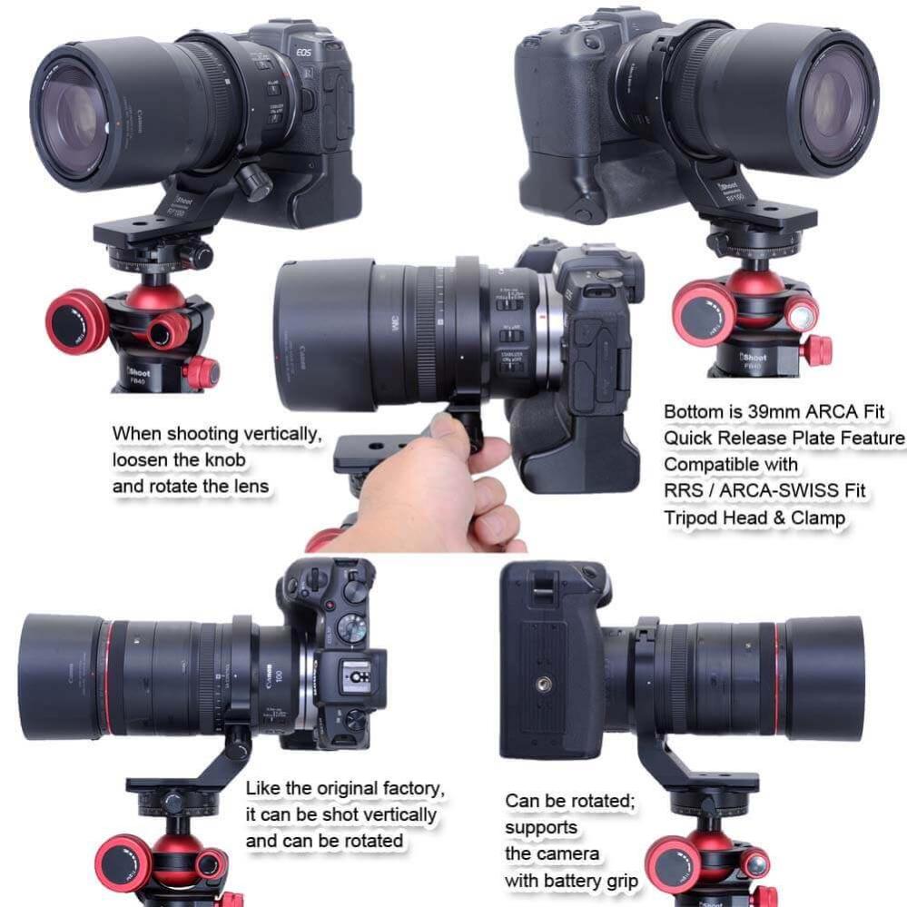 iShoot Stativfäste för Canon RF 100mm f/2.8L Macro IS USM