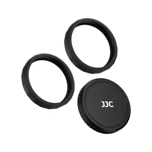 JJC objektivbeskyttelsesring i silikone og objektivd&aelig;ksel til DJI Osmo Action 6
