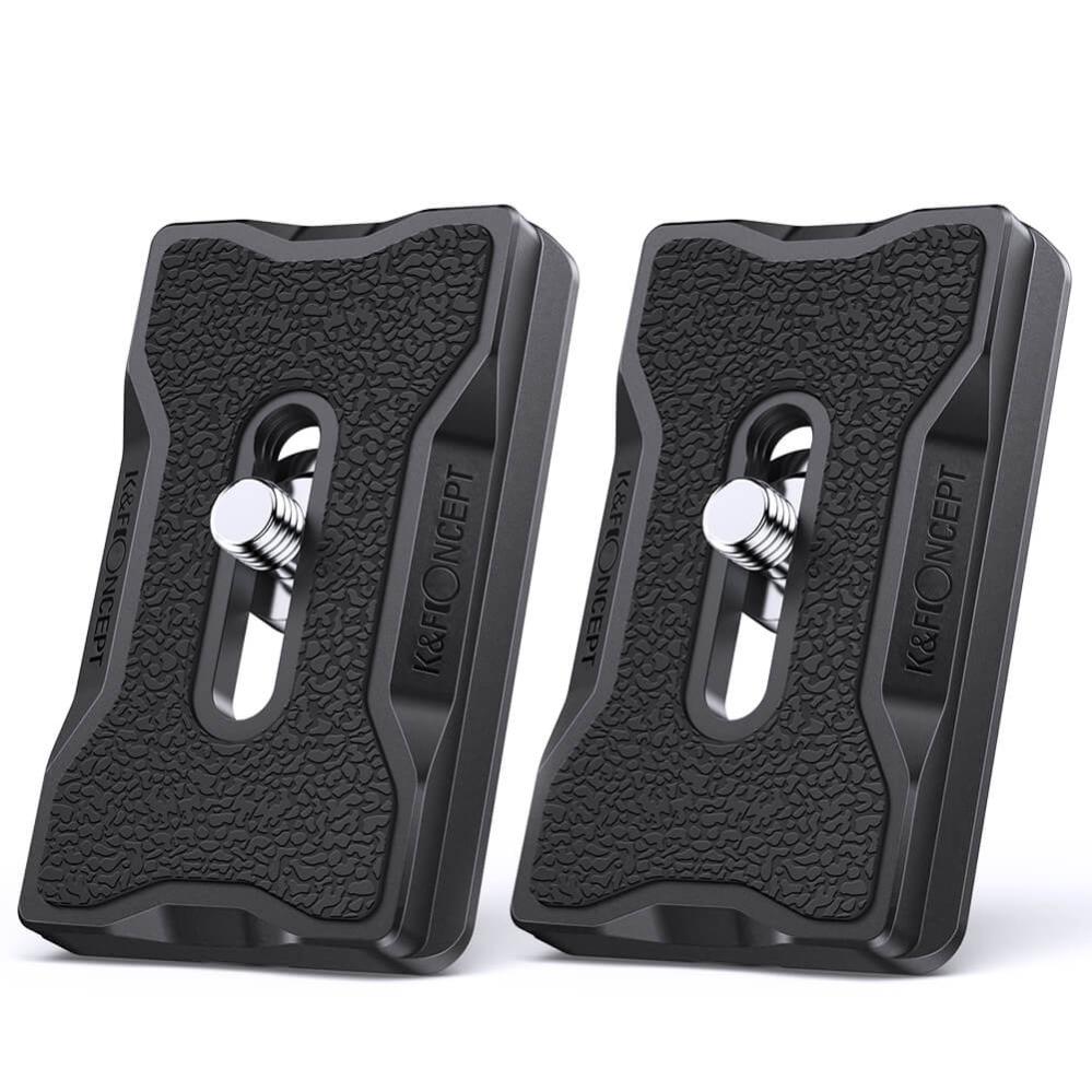 K&F Concept Snabbplattor 2 stycken med Arca-Swiss dovetail-spår