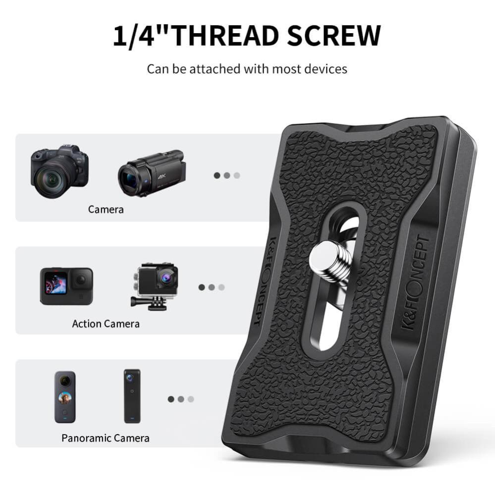 K&F Concept Snabbplattor 2 stycken med Arca-Swiss dovetail-spår