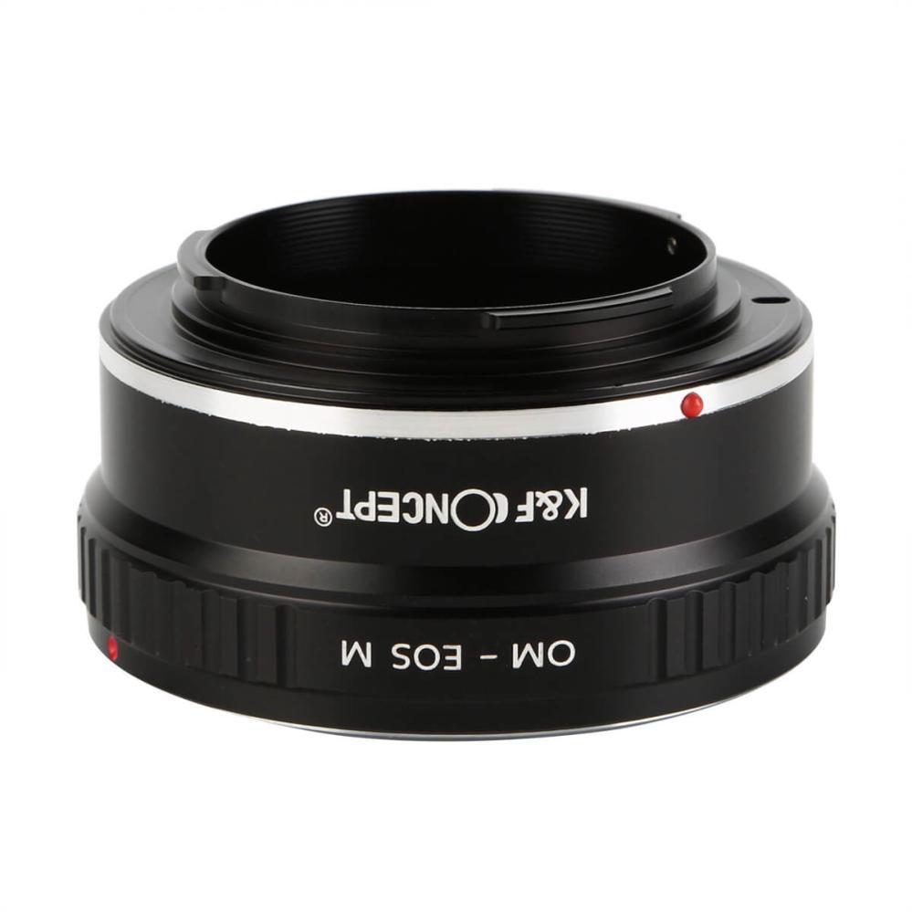 K&F Concept Objektivadapter till Olympus OM objektiv för Canon EOS M kamerahus